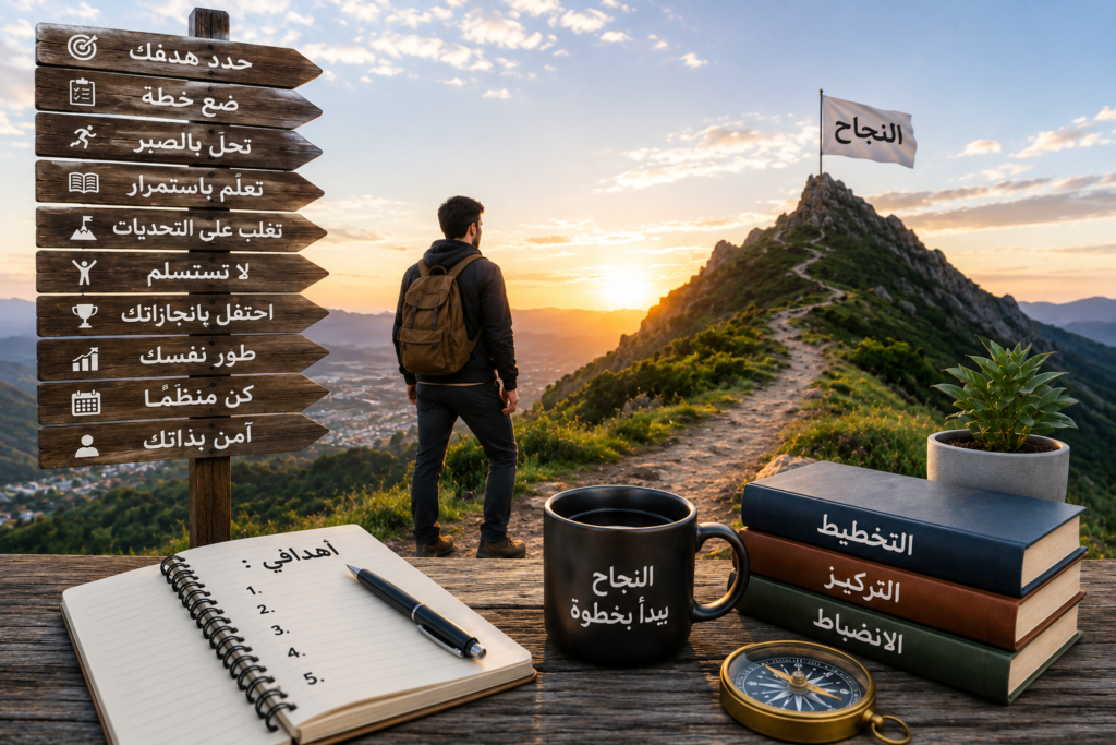 كيف تحقق أهدافك؟ المفاتيح العشرة للنجاح وتحقيق الأحلام خطوة بخطوة